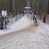 Tervuren-Niels Albert out front. Check out that frozen ground! It was COLD!